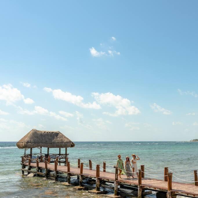 Ferienwohnung Casa Blanca By The Caribbean Sea Akumal Exterior foto